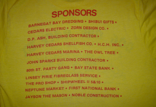 1981 Sponsors