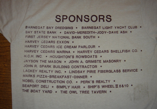 1985 Sponsors