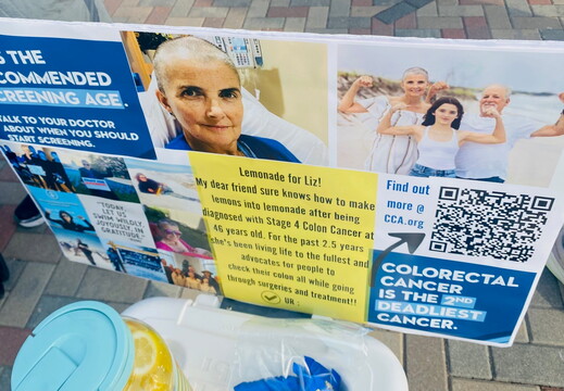 TEAM CHECK YOUR COLON in honor of LIZ